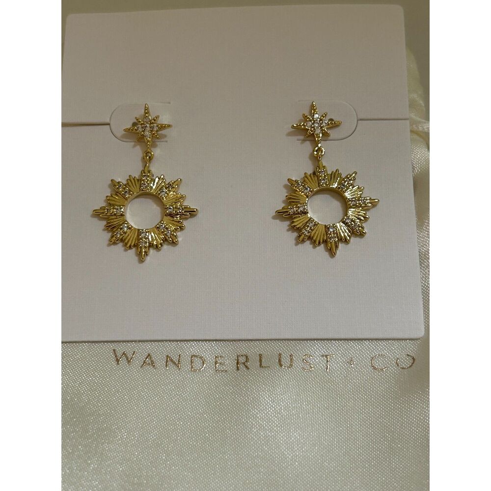 Wanderlust + Co Sunseeker Dangle Earrings